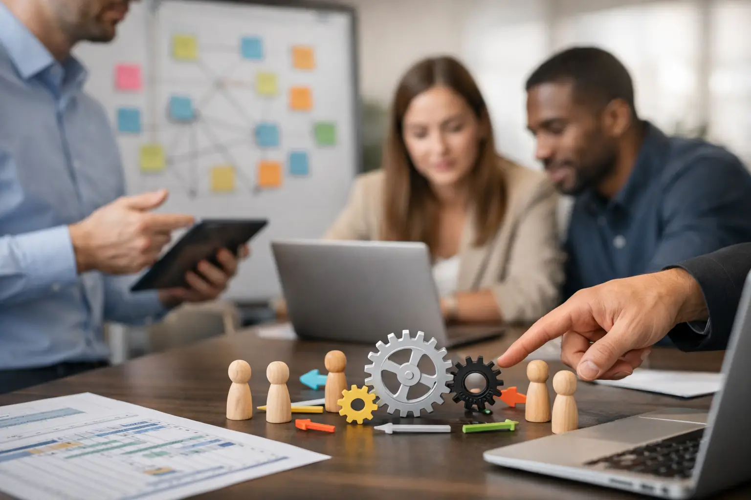 Trabalho agêntico e coordenação de projetos entre pessoas e agentes de IA